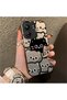 Xiaomi Poco C65 Compatible Silicone Edge Acrylic Back Sweet Cat Protective Case - 4