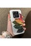 Xiaomi Poco X7 5g Compatible Silicone Edge Acrylic Back Colorful Leaf Protective Case