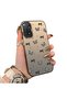 Xiaomi Redmi Note 12 Pro 4g Compatible Acrylic Back Silicone Edge Bow Protective Case