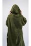Welsoft Women's Oversize Hooded Beach Towel Hoodie Sweatshirt Khaki Color - 4