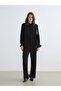 Ruffled High Neck Textured Women's Shirt - 2