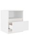 Bed Cabinet White 40x40x50 cm Engineered Wood - 4