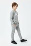3 Thread Round Neck Basketball Bro Detailed Thick Winter Boys' Tracksuit Set - 3