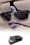 Car Glasses Holder Clip In-Car Sun Visor Glasses and Card Holder Peg