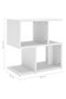 Bedside Cabinet White 50x30x51.5 cm Engineered Wood - 3