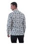 Green on White Camping Rv and Nature Themed Slim Fit Shirt - 4