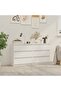 Bedside Cabinets 2 pcs White 60x36x64 cm Solid Pinewood
