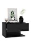 Wall-mounted Bedside Cabinets 2 pcs Black - 2