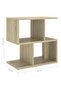 Bedside Cabinet Sonoma Oak 50x30x51.5 cm Engineered Wood - 3