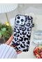 iPhone 14 Promax Compatible Fingerprint Resistant Matte Print Transparent Case - 2
