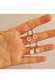 Double-Sided Pearl Hoop Earrings - 2