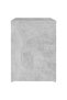 Bed Cabinet Concrete Grey 40x30x40 cm Engineered Wood - 2