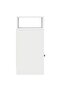 Bedside Cabinet with Drawer White 25x31x66 cm - 5