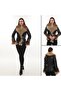 Women's Black Stylish Quality Real Fur Puffer Coat - 7