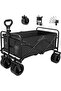 Collapsible Folding Wagon, Portable Large Trolley cart - 2
