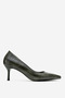 Women's Pointed Toe Croko Stiletto Zy 4019 Croko Green