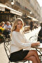 Women's White Spanish Sleeve Model Knitwear Sweater - 4