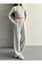 Women's Thessaloniki Fabric Raglan Sleeve Finger-Loop Crop Set - 6