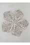Iron-On Flower Pattern Stone Decorative Strip Applique