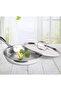 MILTON Pro Cook Triply Stainless Steel Frying Pan 26 cm with Lid, 2.2 Litre, Skillet for Curry - 5