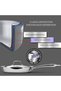 Triply Stainless Steel Fry Pan 24 cm 1.7L Induction Skillet Cooking Pan with Lid - 5