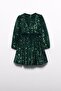 Abel&Lula Sequined Long Sleeve Girls' Dress_Mnvs05528 - 2