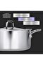 Triply Stainless-Steel Casserole Handi/Stock Pot/Biryani Pot with Lid 24 cm, 5.2 Lit - 3