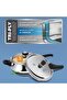 Triply Stainless Steel Induction Curve Pressure Cooker 5.5 L with Outer & Glass Lid - 5