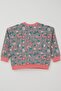 Baby Girl Tracksuit Set Plaid Patterned Flower Garden 9 Months-3 Years, Mink - 4