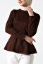 Polyviskon Mock Neck Basic Blouse – Casual and Comfortable - 4
