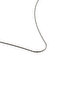 Men's Thin Steel Chain Necklace Silver Color 55 cm 1 mm Non-Tarnish Minimal Design