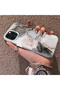 iPhone 16 Pro Compatible Phone Case Camera Protection Hard Back Anti Fall Stone Texture