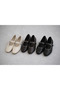 Women's Buckle Ballerinas – Casual & Stylish Flat Shoes with Metal Ring Detail - 4