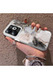 Infinix Hot 40I Compatible Phone Case Camera Protection Hard Back Anti Fall Stone Texture