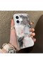 iPhone 16 Compatible Phone Case Camera Protection Hard Back Anti Fall Stone Texture - 2