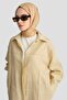 Ribbed Stitching Tunic Dress 25Y4625 Lemon - 3