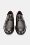 Men's Brown Genuine Natural Leather Orthopedic Sole Lace-Up Classic Shoes - 5