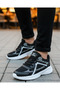 Men's Faylon Sole Comfortable Sneakers - Black White - 3