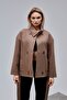 Carvella Mink Mock Neck Belted Cashmere Jacket - 8