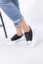 Women's High Sole Lace-Up Comfortable Sports Shoes Casual Sneakers - 3
