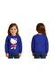 Unisex Hello Kitty Printed Children's Sweatshirt 3 Thread Raised