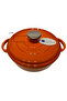 24 cm Round Shallow Pot Gradient Orange - 3