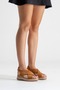 Santiago Coated Genuine Leather Sandals Tan Suede - 2