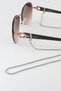 Infinity Bond Steel Silver Color Unisex Glasses Chain. Original Design Glasses Rope Strap Accessory - 4