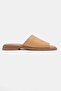 Sean Women's Genuine Leather Slippers Caramel - 5