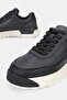 Men's Black Genuine Natural Leather Eva Sole Sneaker Lace-Up Shoes - 3