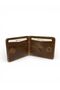 100% Genuine Leather Magnetic Horizontal Model Design Antique Brown Card Holder & Wallet - 5