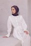 وشاح حريري بنمط عرقي 4222D (تويل) بنفسجي - 57