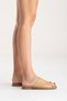 Sean Women's Genuine Leather Slippers Caramel Ring Detailed Flat Slippers - 3