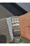 Metallic Steel Bracelet Navy Blue 10 Atm Water Resistant Men's Wristwatch - 4
